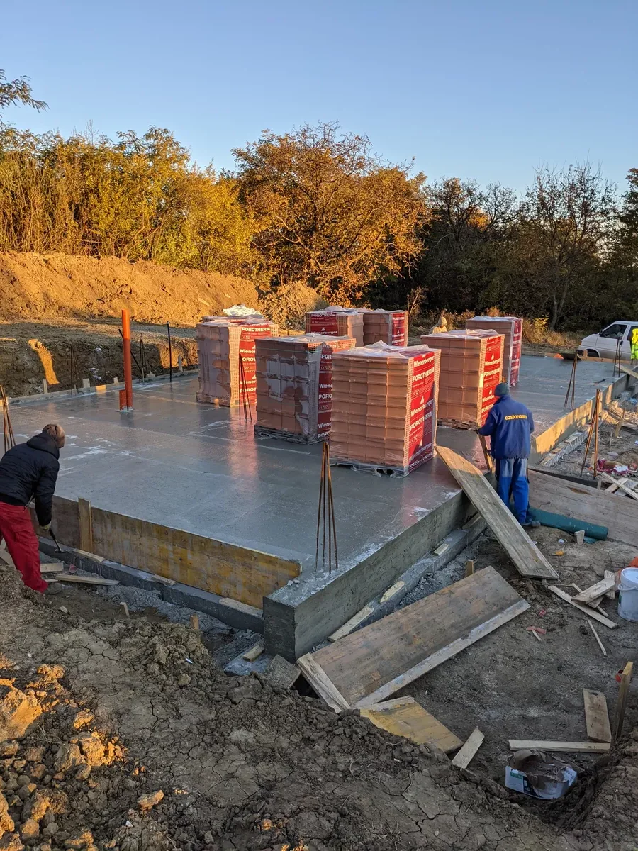 Casă unifamilială Gheorgheni Cluj — finalizată cu tencuială