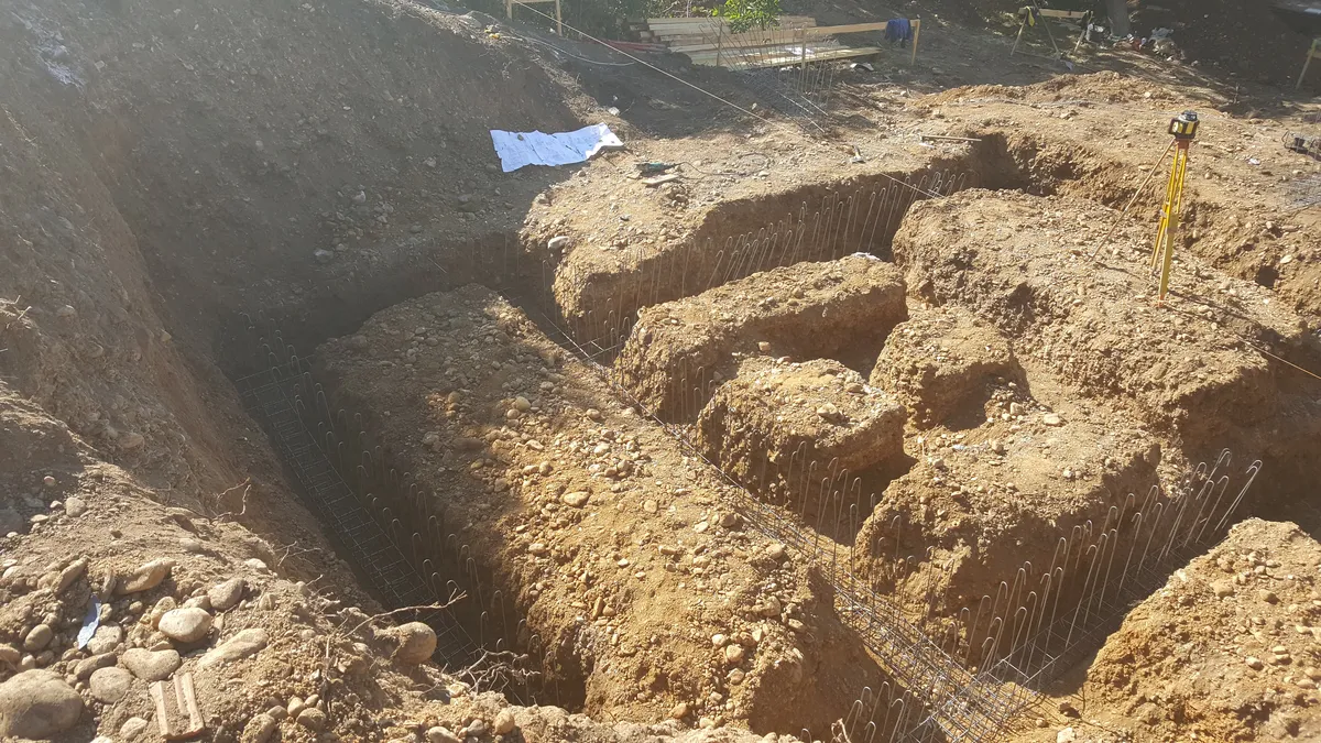 Fundații duplex strada Semenicului, Cluj-Napoca — armare și cofraj